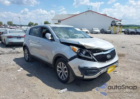 2016 Kia Sportage Lx from USA, damaged, VIN KNDPBCAC4G7849309